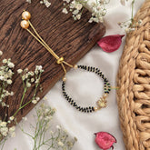 Vriksham Designer AD Stone Floral Style Mangalsutra Bracelet-G18770